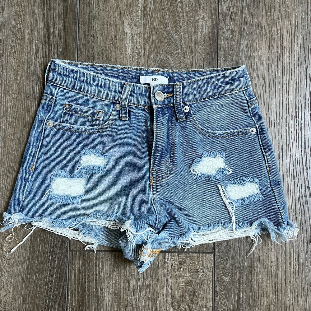 Nordstrom BP Distressed Jean Shorts - Size 23